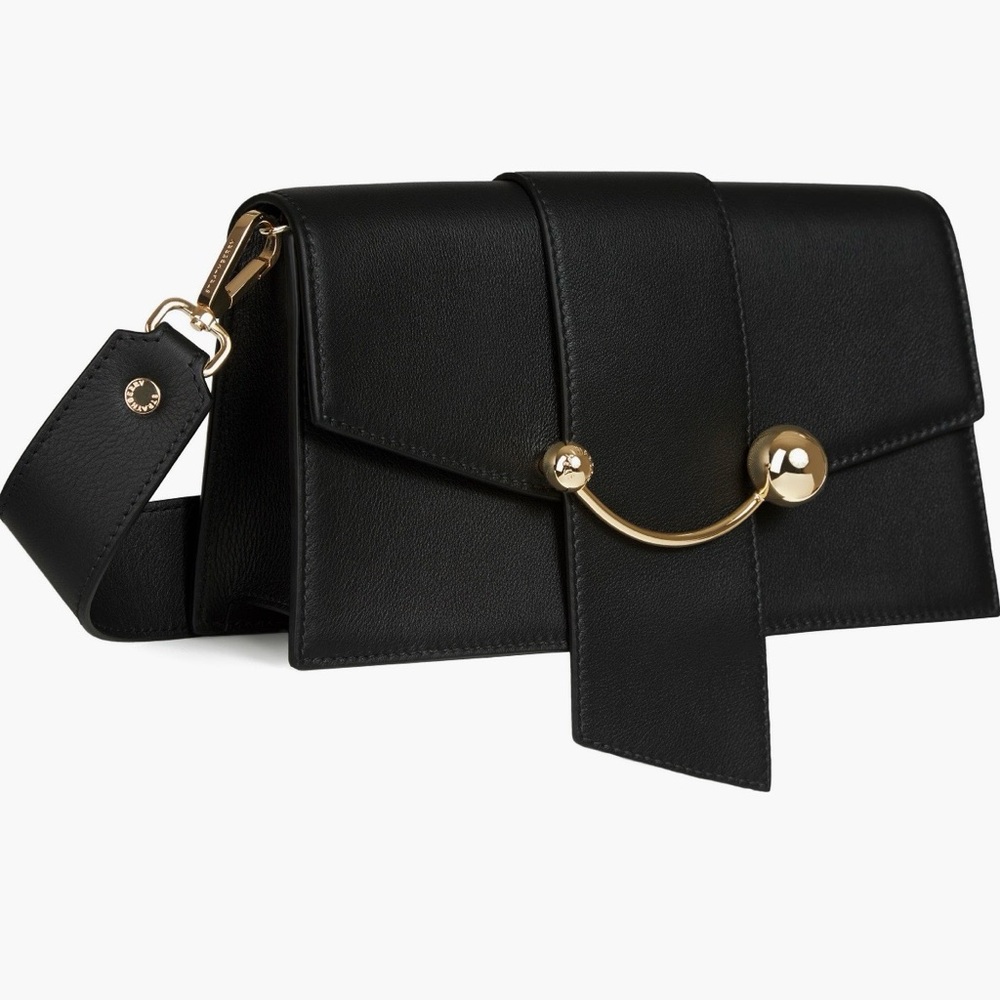 Strathberry Mini Crescent Bag (Black)